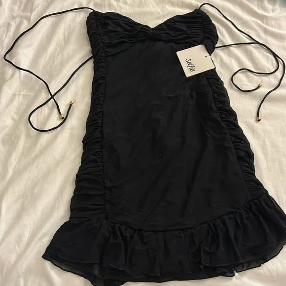 princess polly baby blue dress The cutest selfie Leslie black dress. Can be worn